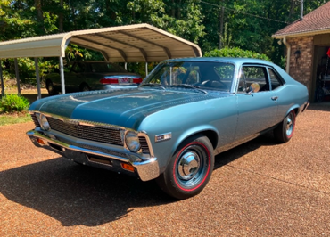 Classic Car Front View